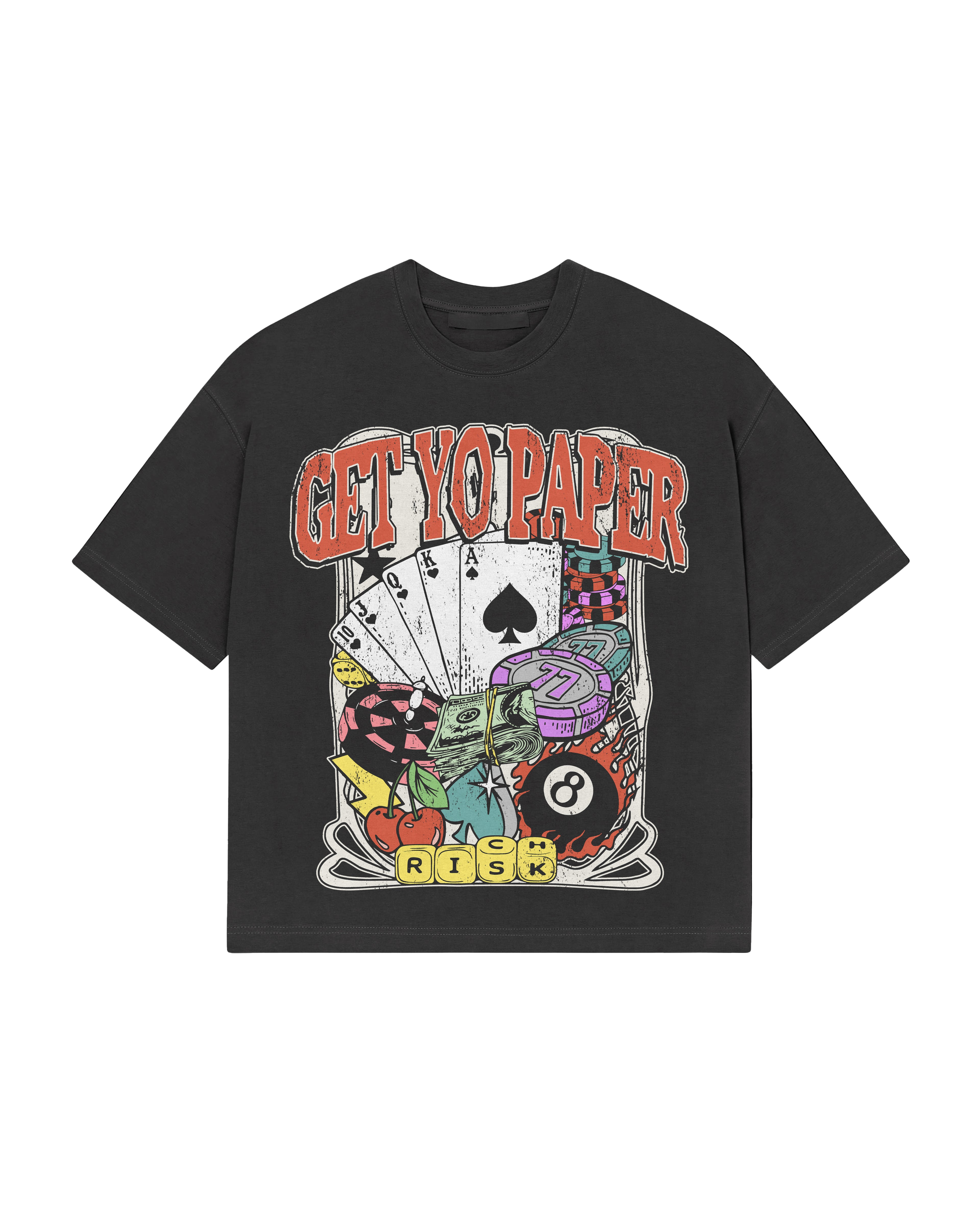 Get yo paper “Take risks“ tee